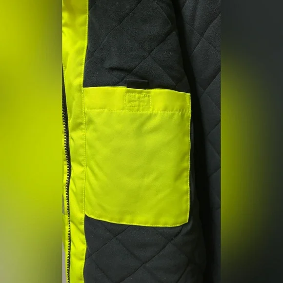 Carhartt Men's High-Vis Waterproof Loose Fit Class 3 Jacket - Picture 14 of 14